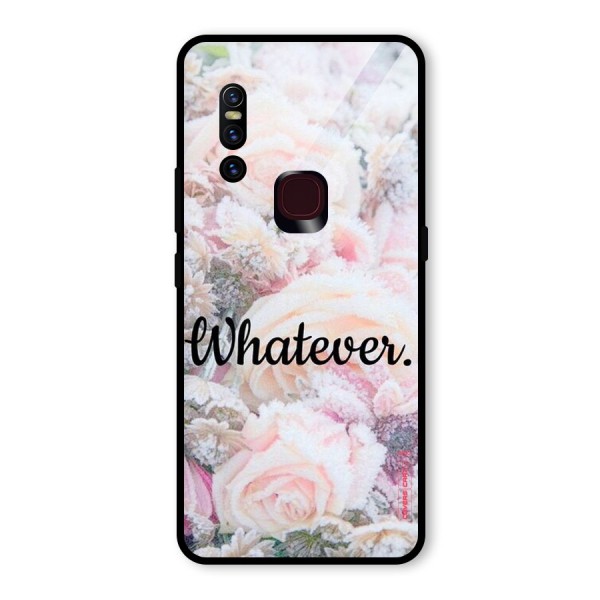 Whatever Glass Back Case for Vivo V15