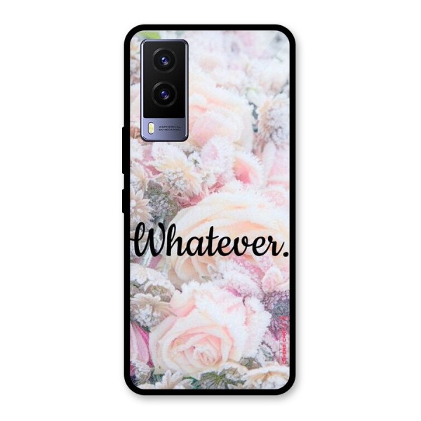 Whatever Glass Back Case for Vivo V21e 5G