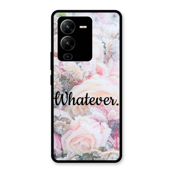 Whatever Glass Back Case for Vivo V25 Pro