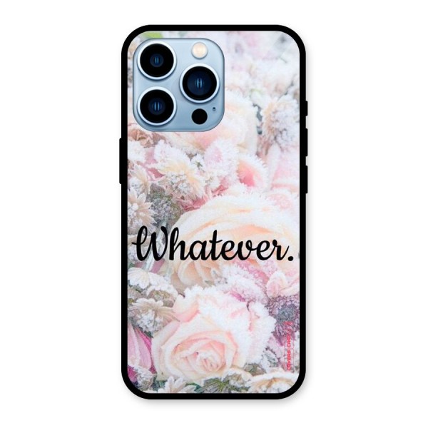 Whatever Glass Back Case for iPhone 13 Pro