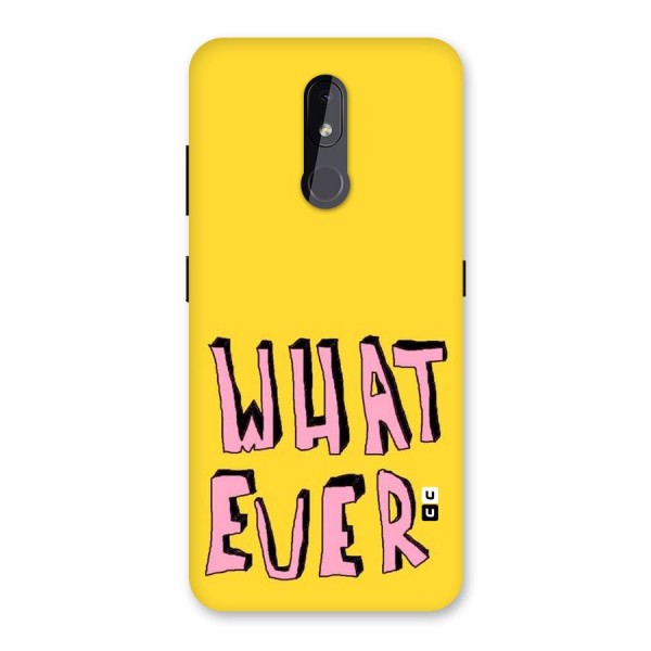 Whatever Yellow Back Case for Nokia 3.2