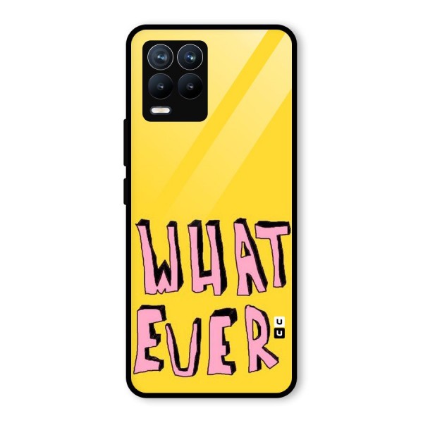 Whatever Yellow Glass Back Case for Realme 8 Pro