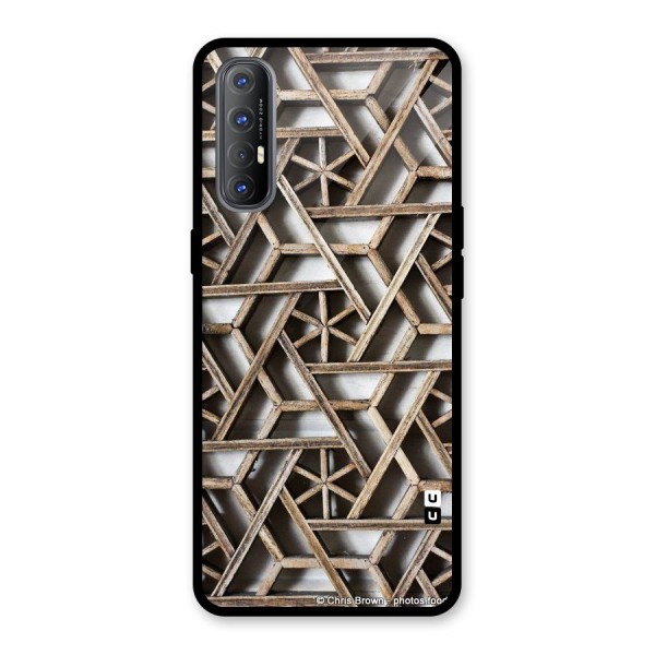 Wheel Design Glass Back Case for Oppo Reno3 Pro