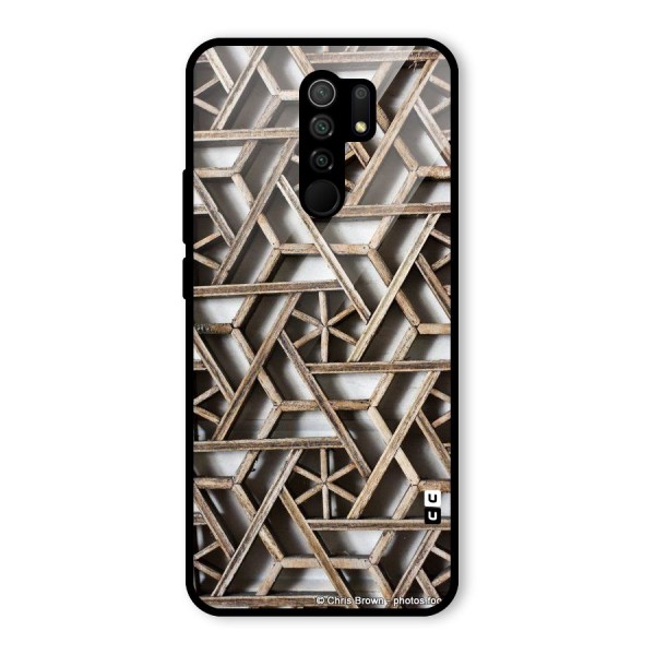 Wheel Design Glass Back Case for Redmi 9 Prime