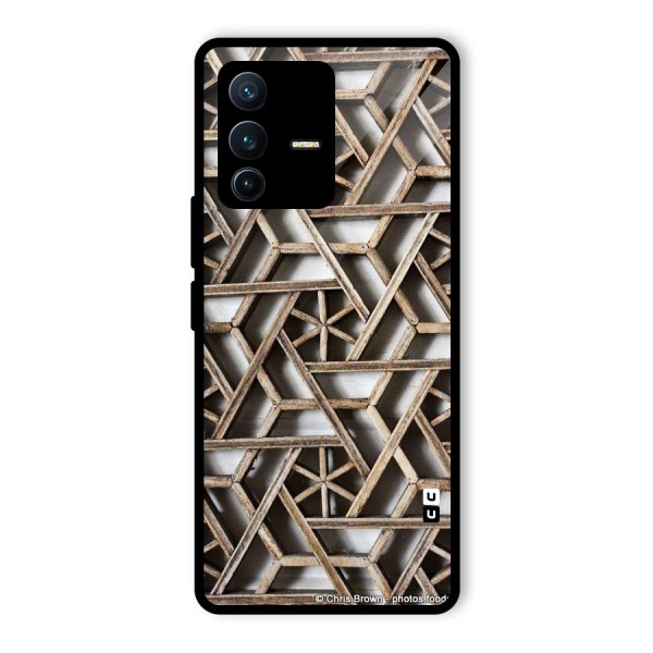 Wheel Design Glass Back Case for Vivo V23 Pro