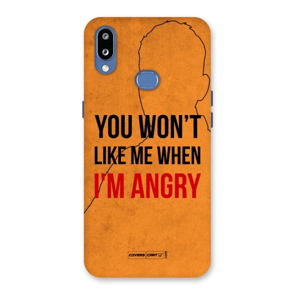 When I M Angry Back Case for Galaxy M01s