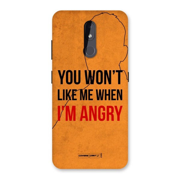 When I M Angry Back Case for Nokia 3.2