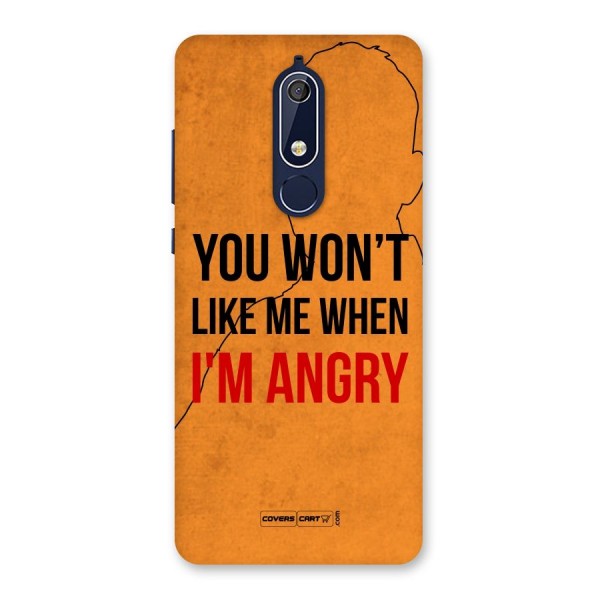 When I M Angry Back Case for Nokia 5.1