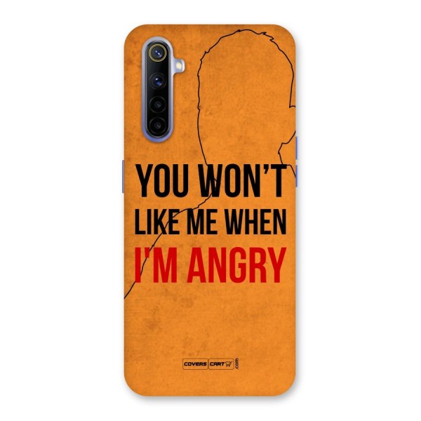 When I M Angry Back Case for Realme 6