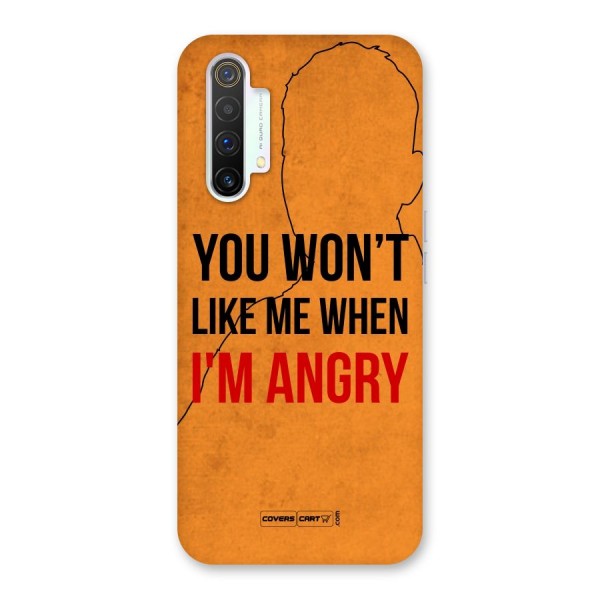 When I M Angry Back Case for Realme X3