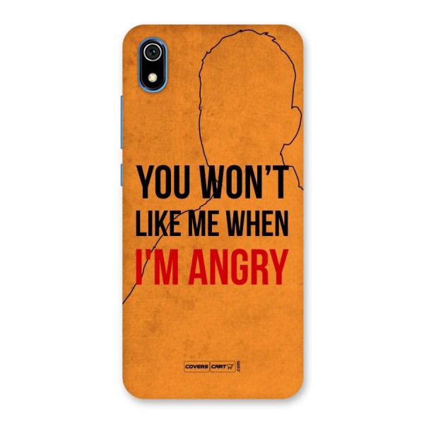 When I M Angry Back Case for Redmi 7A