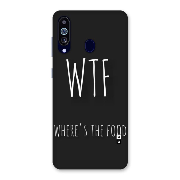 Where The Food Back Case for Galaxy A60