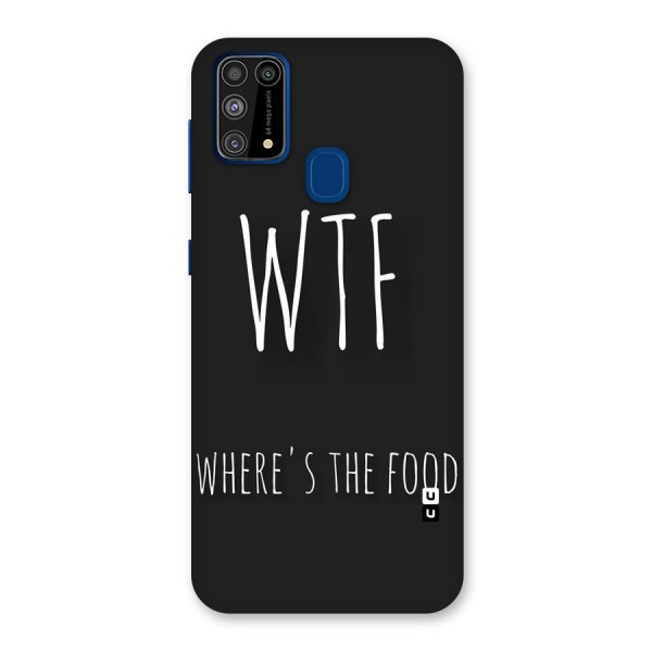 Where The Food Back Case for Galaxy F41