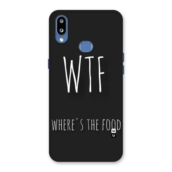 Where The Food Back Case for Galaxy M01s