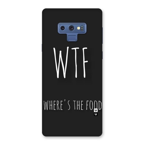 Where The Food Back Case for Galaxy Note 9