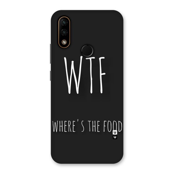 Where The Food Back Case for Lenovo A6 Note