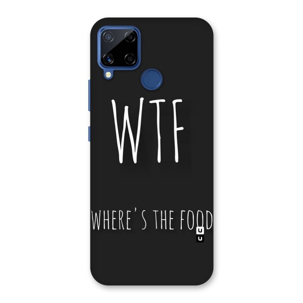 Where The Food Back Case for Realme Narzo 30A