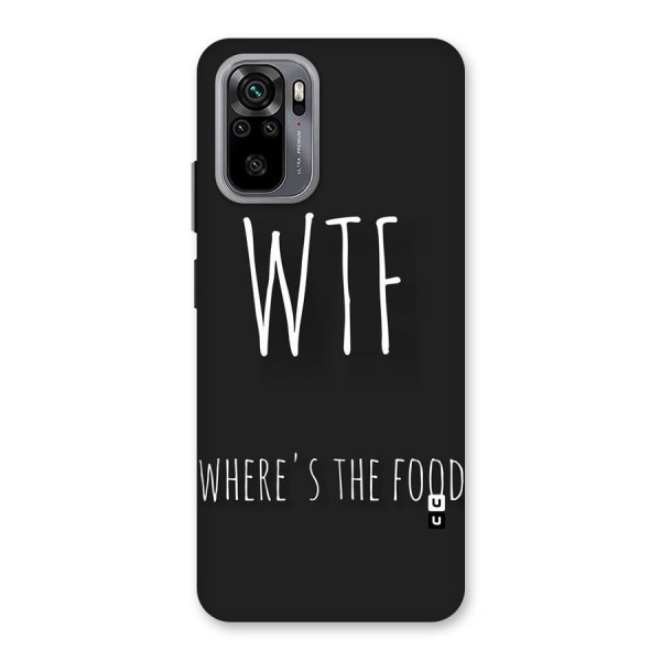 Where The Food Back Case for Redmi Note 10