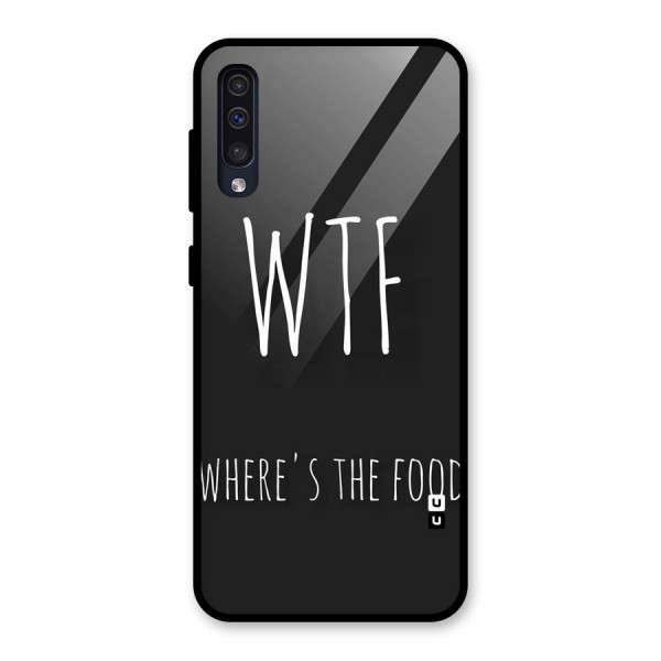 Where The Food Glass Back Case for Galaxy A30s