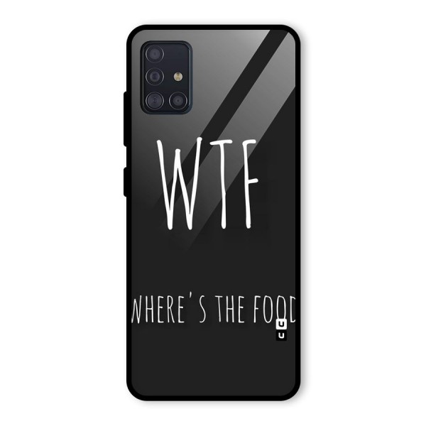 Where The Food Glass Back Case for Galaxy A51