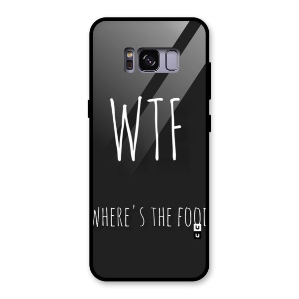 Where The Food Glass Back Case for Galaxy S8