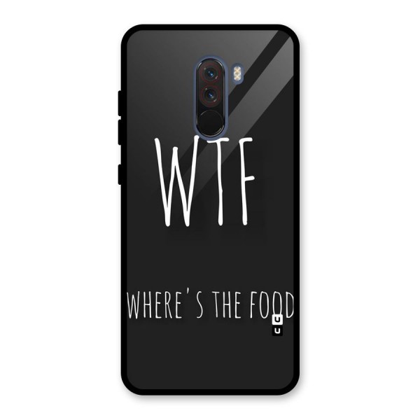 Where The Food Glass Back Case for Poco F1