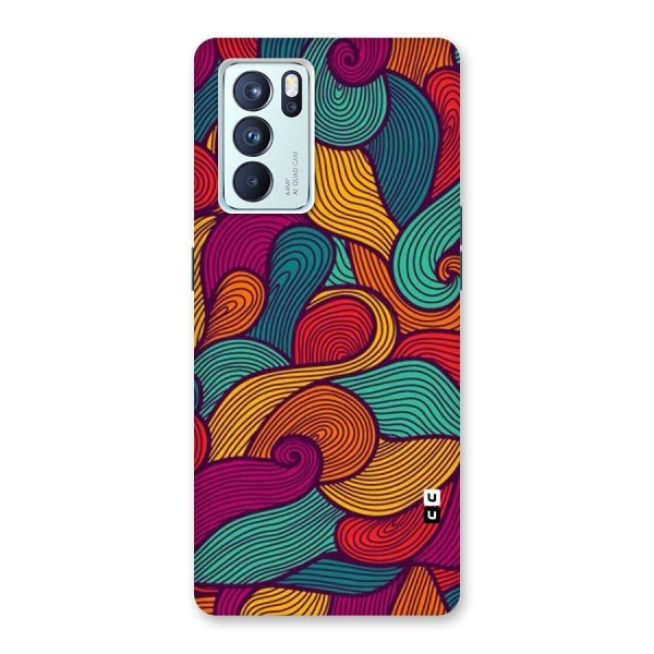 Whimsical Colors Back Case for Oppo Reno6 Pro 5G