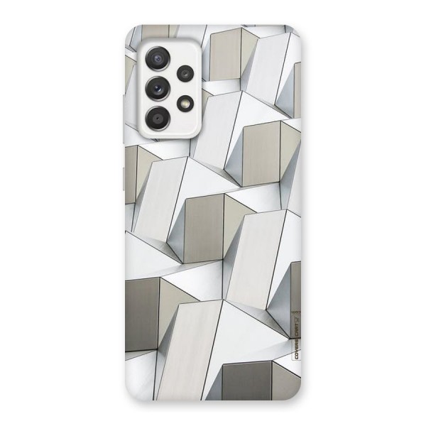 White Abstract Art Back Case for Galaxy A52