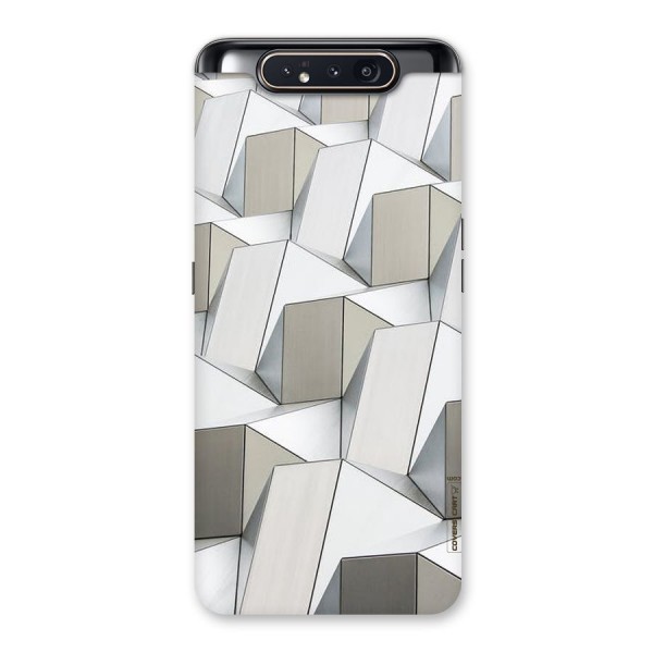 White Abstract Art Back Case for Galaxy A80