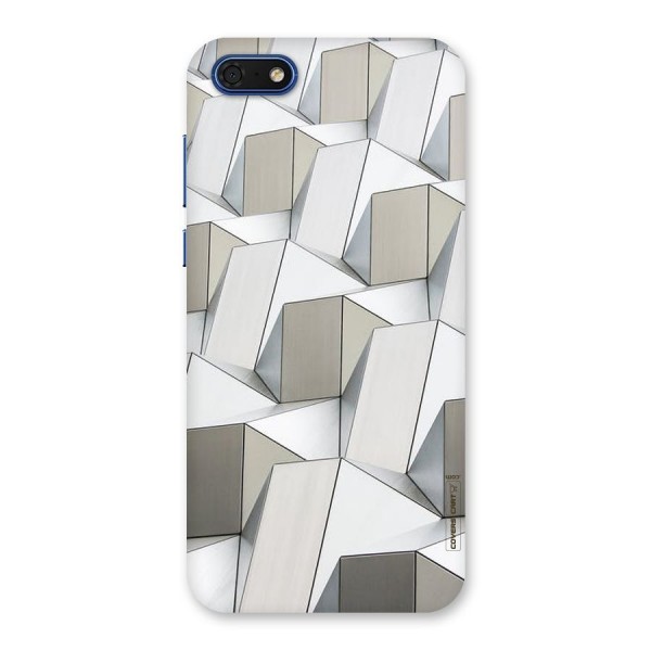 White Abstract Art Back Case for Honor 7s