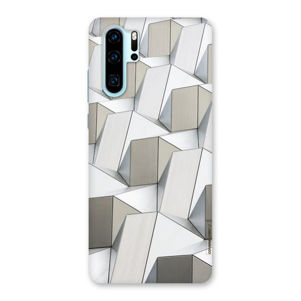 White Abstract Art Back Case for Huawei P30 Pro