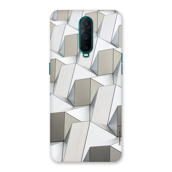 White Abstract Art Back Case for Oppo R17 Pro