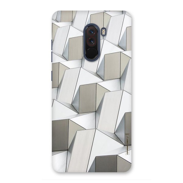 White Abstract Art Back Case for Poco F1