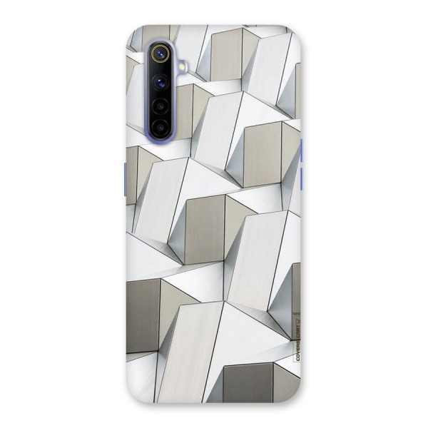 White Abstract Art Back Case for Realme 6