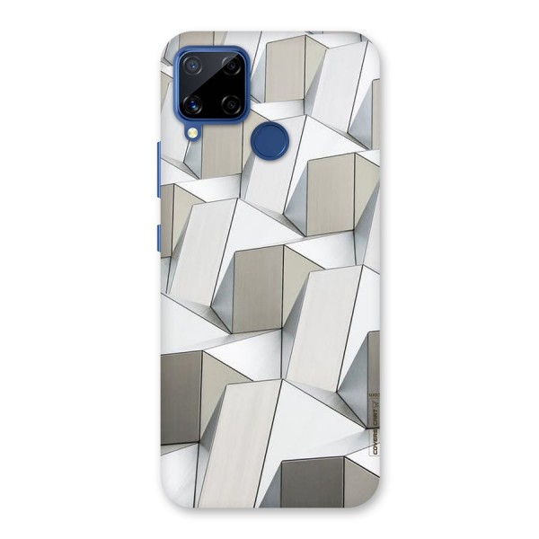 White Abstract Art Back Case for Realme C12