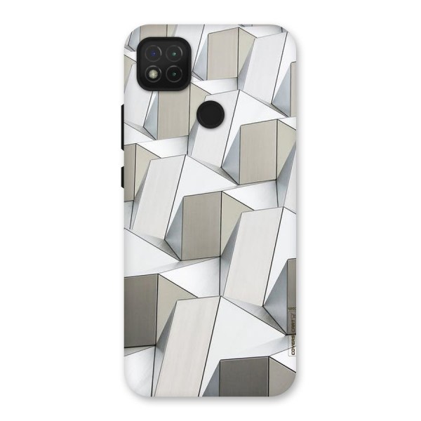 White Abstract Art Back Case for Redmi 9C