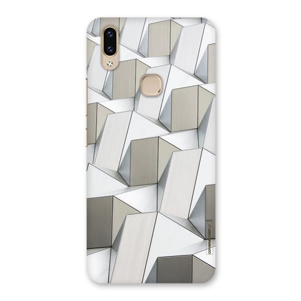 White Abstract Art Back Case for Vivo V9