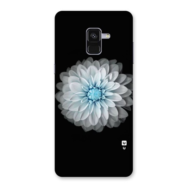 White Bloom Back Case for Galaxy A8 Plus