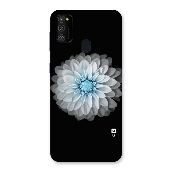 White Bloom Back Case for Galaxy M21