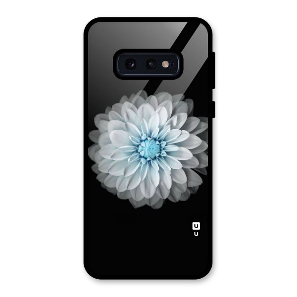 White Bloom Glass Back Case for Galaxy S10e