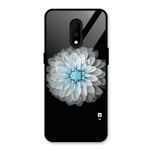 White Bloom Glass Back Case for OnePlus 7