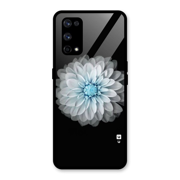 White Bloom Glass Back Case for Realme X7 Pro