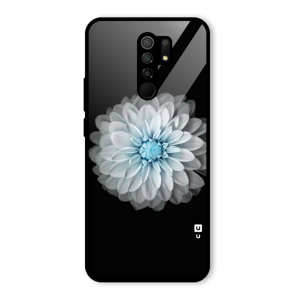 White Bloom Glass Back Case for Redmi 9 Prime