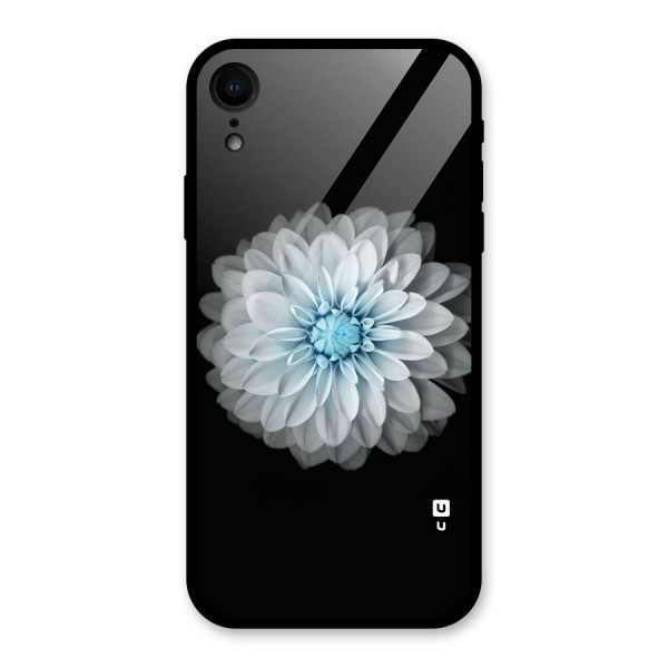 White Bloom Glass Back Case for XR