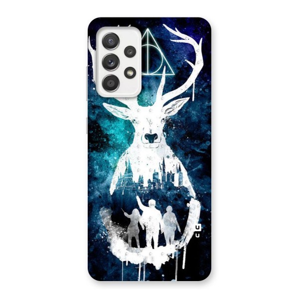 White Deer Back Case for Galaxy A52