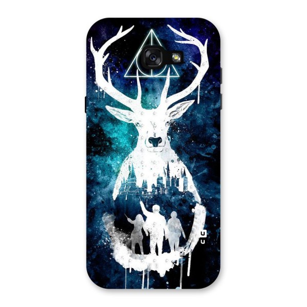 White Deer Back Case for Galaxy A7 (2017)