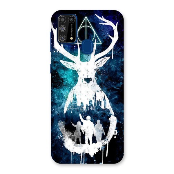 White Deer Back Case for Galaxy F41