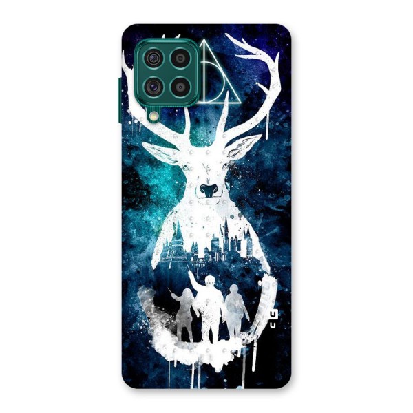 White Deer Back Case for Galaxy F62