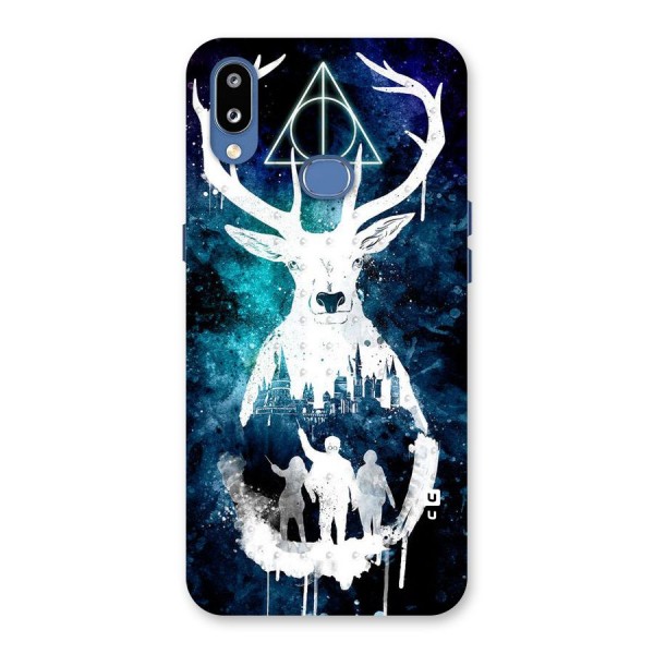 White Deer Back Case for Galaxy M01s