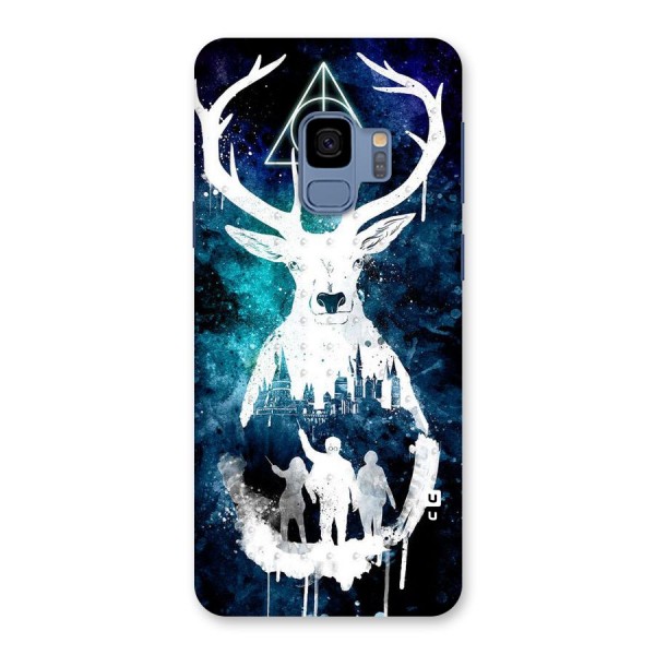 White Deer Back Case for Galaxy S9